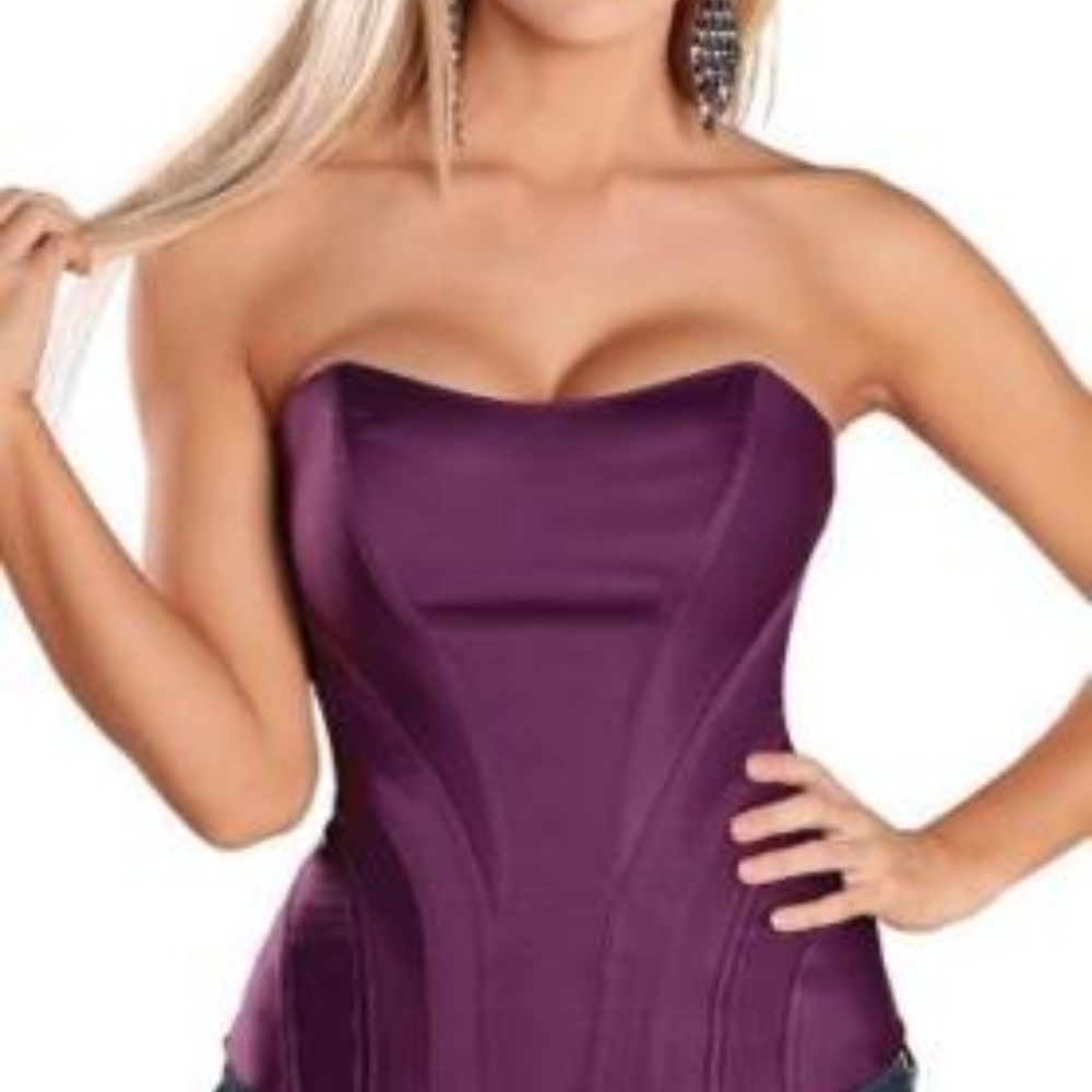 SEXY ESCANTE 93180 BONED BUSTIER CORSET  NEW 34/M